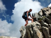 Bel ritorno al PIZZO DEL DIAVOLO DI TENDA (2916 m.) il 1 agosto 2013 - FOTOGALLERY